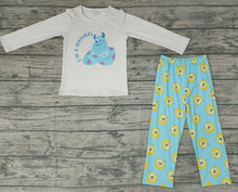 Load image into Gallery viewer, baby boys cartoon monster pants sets
