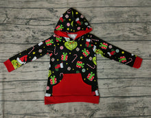 Load image into Gallery viewer, Baby boys Christmas hoodie cartoon presents tops
