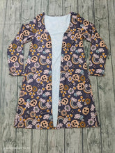 Load image into Gallery viewer, Adult women Halloween pumpkin rainbow jackets cardigans
