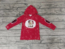 Load image into Gallery viewer, Baby kids Christmas santa hoodie long sleeve tops
