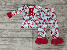 Load image into Gallery viewer, Baby Girls Christmas santa pajamas pants sets
