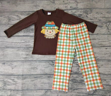 Load image into Gallery viewer, Baby boys scarecrow fall pants clothes sets
