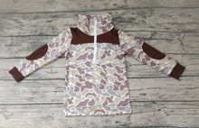 Load image into Gallery viewer, Baby Boys camo long sleeve fall pullover shirts
