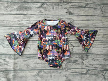 Load image into Gallery viewer, Baby girls Halloween long sleeve witch rompers
