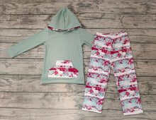 Load image into Gallery viewer, Baby boys hoodie Christmas reindeer pants clothes sets
