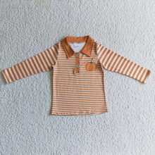 Load image into Gallery viewer, Baby kids Long sleeve pumpkin pullover shirts tops
