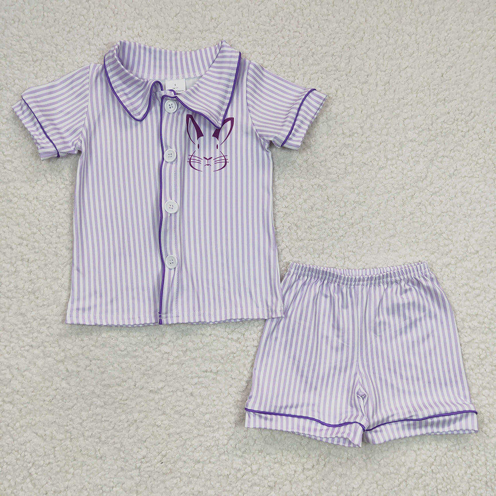 Baby Boys Rabbit Easter Pajamas Shorts Sets
