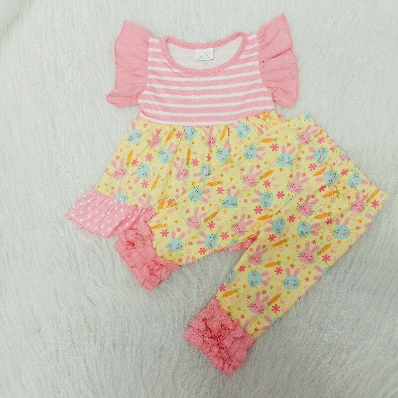 Pink yellow rabbit sets