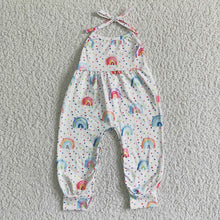 Load image into Gallery viewer, Baby girls rainbow jumpsuits
