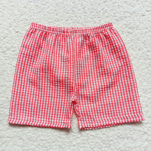 Load image into Gallery viewer, Baby Boys Plaid Seersucker Fabric Shorts
