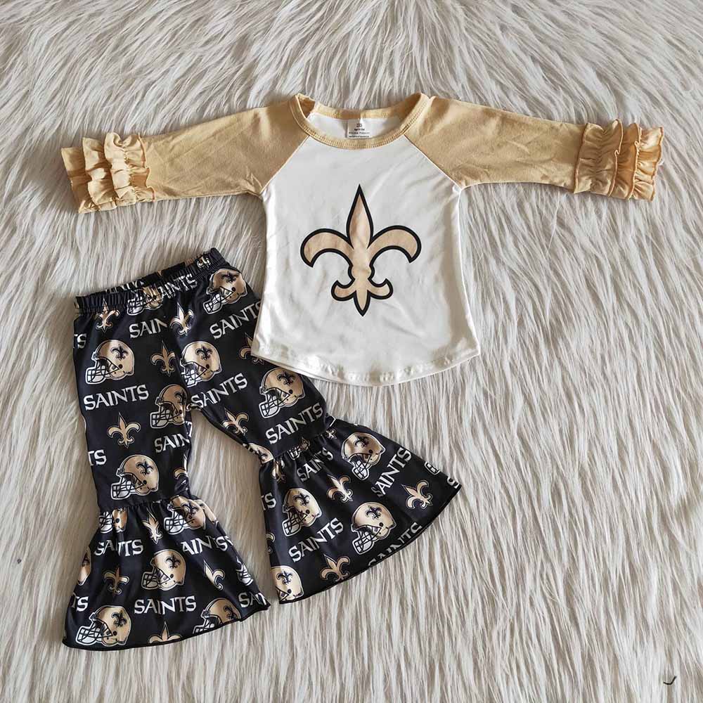 Saint team long sleeve raglan bell set