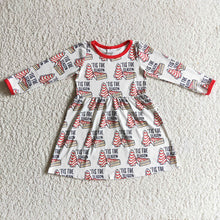 Load image into Gallery viewer, Baby girls season christmas long sleeve dresses
