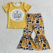 Load image into Gallery viewer, Baby Girls snake toy bell pants clothing sets
