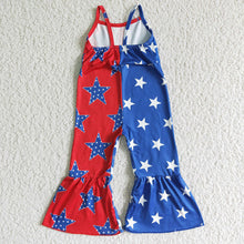 Load image into Gallery viewer, Children 4th of July Star Jumpsuits
