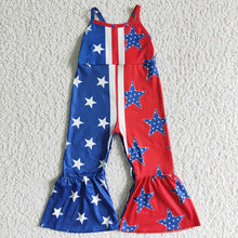 Load image into Gallery viewer, Children 4th of July Star Jumpsuits
