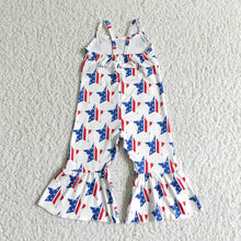 Load image into Gallery viewer, Baby girls 4th of July Jumpsuits 2
