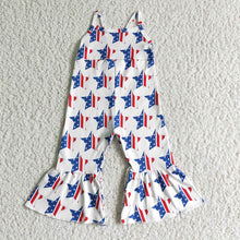 Load image into Gallery viewer, Baby girls 4th of July Jumpsuits 2
