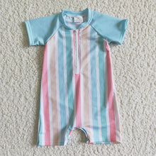 Load image into Gallery viewer, Baby boys striped swimsuits
