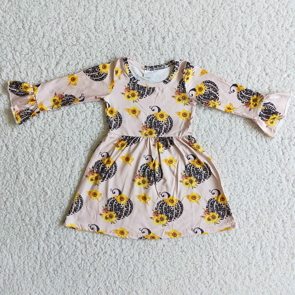 Pumpkin sunflower dresses