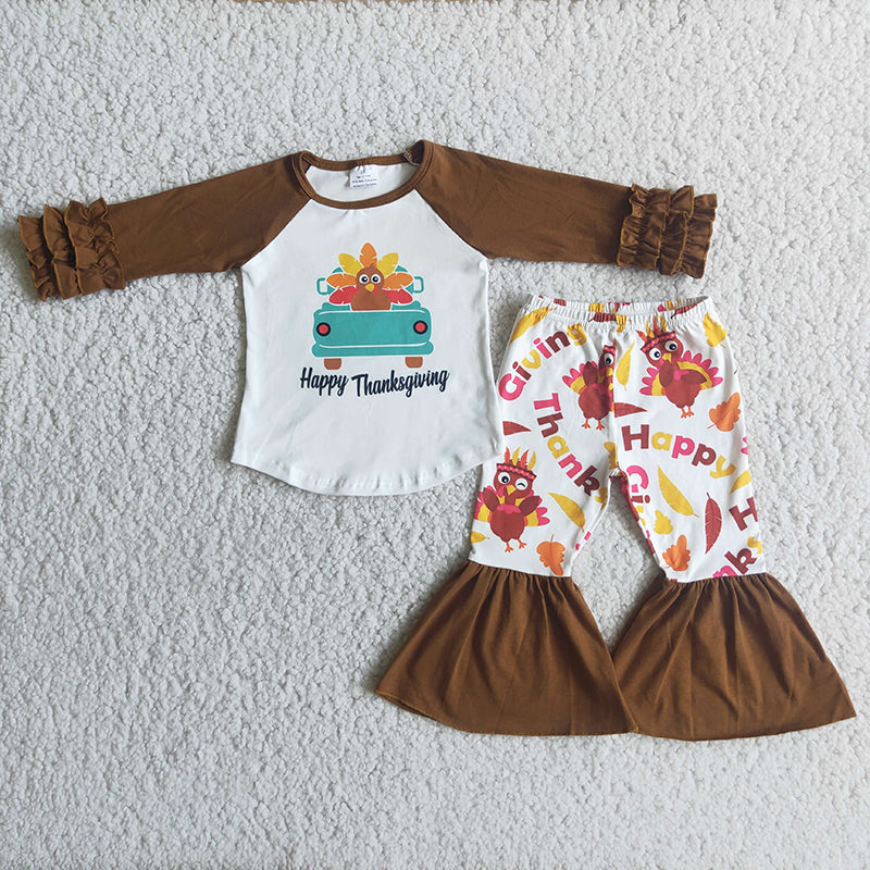 Happy Thanksgiving outfits sets