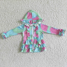 Load image into Gallery viewer, Tie dye Zipper Cardigan
