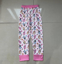 Load image into Gallery viewer, Adult Women Valentines Pink Dogs Hearts Pants Pajamas
