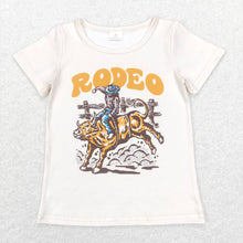 Load image into Gallery viewer, Baby Boys Ivory Western Rodeo Short Sleeve Tee Shirts Tops

