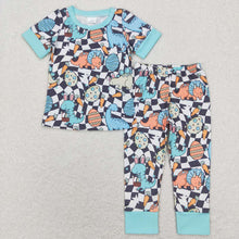 Load image into Gallery viewer, Baby Boys Toddler Easter Dinosaurs Eggs Shirt Pants Pajamas Clothes Sets
