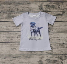 Load image into Gallery viewer, Baby Boys Dog Camo Hunting Summer Short Sleeve Tee Shirts Tops
