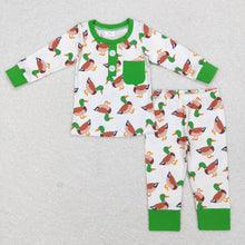 Load image into Gallery viewer, Baby Boys Duck Pocket Tops Pants Pajamas Clothes Sets
