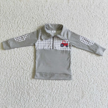 Load image into Gallery viewer, Baby Boys tractor pullover shirts tops
