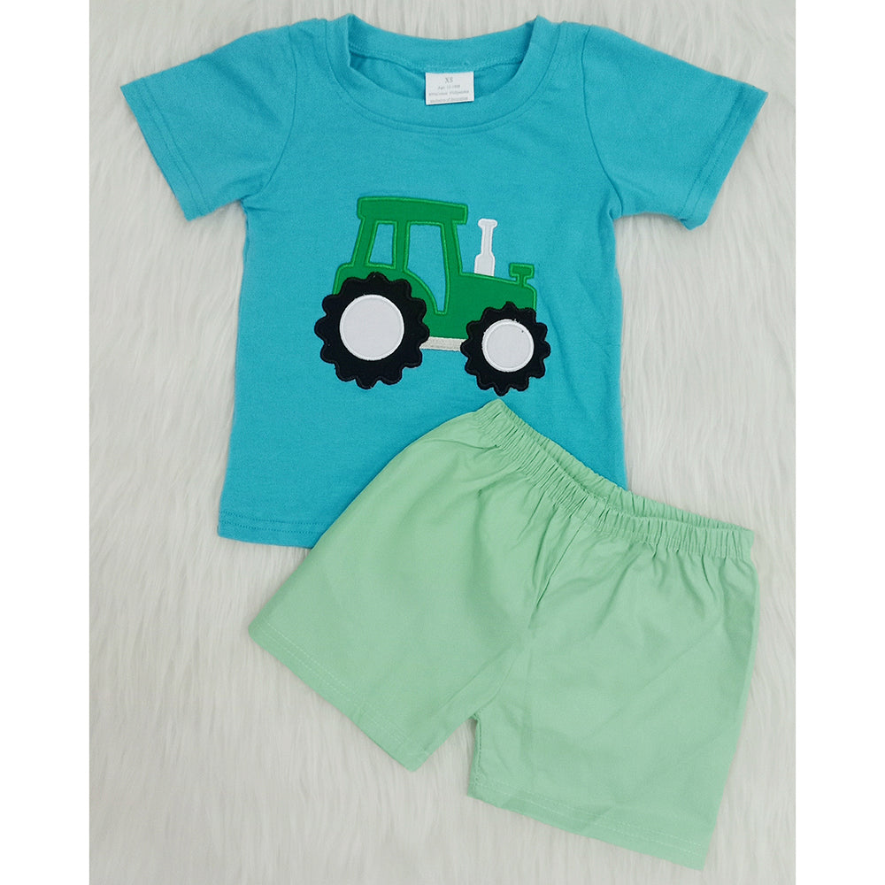 Blue tractor outfits