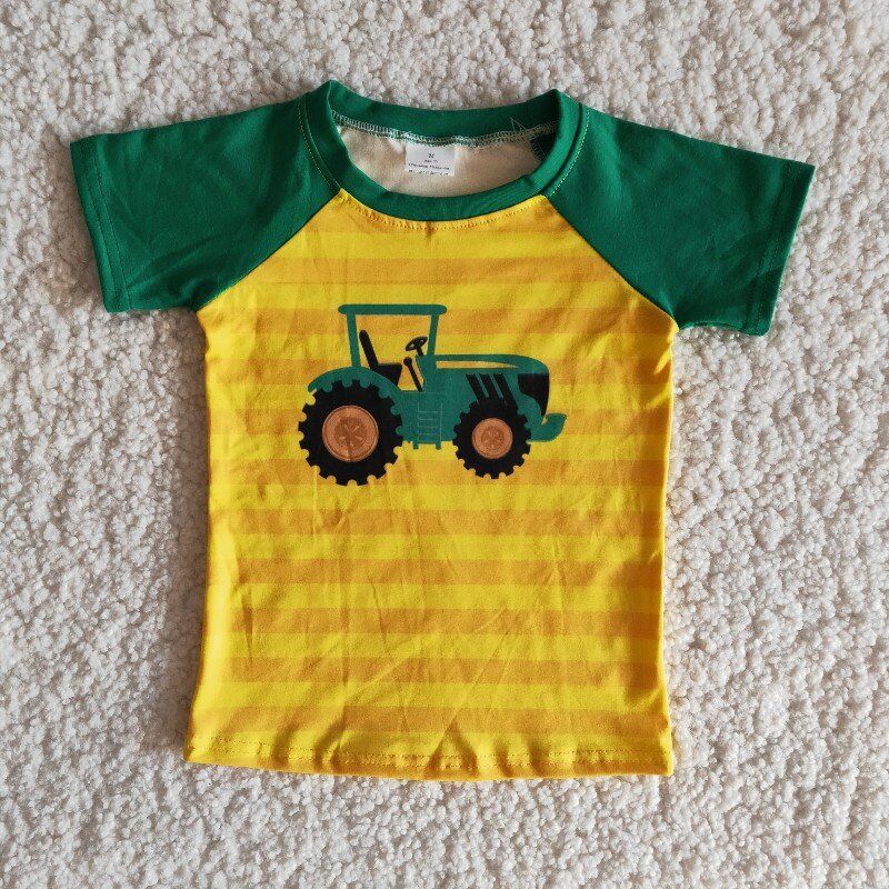 Boys tractor shirts