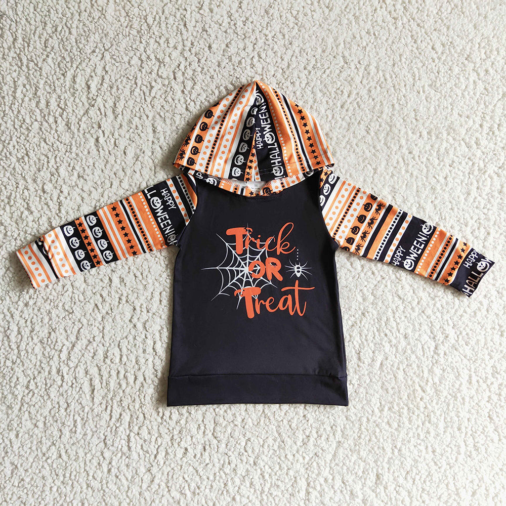 Baby boys Halloween hoodie ghost long sleeve tops