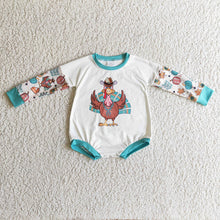Load image into Gallery viewer, Baby Kids Thanksgiving Turkey Rompers
