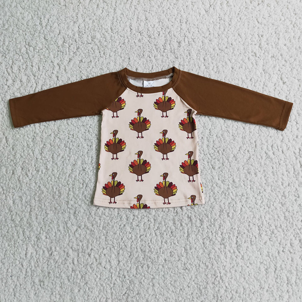 Boys Thanksgiving turkey shirts