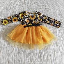 Load image into Gallery viewer, Sunflower tutu dresses
