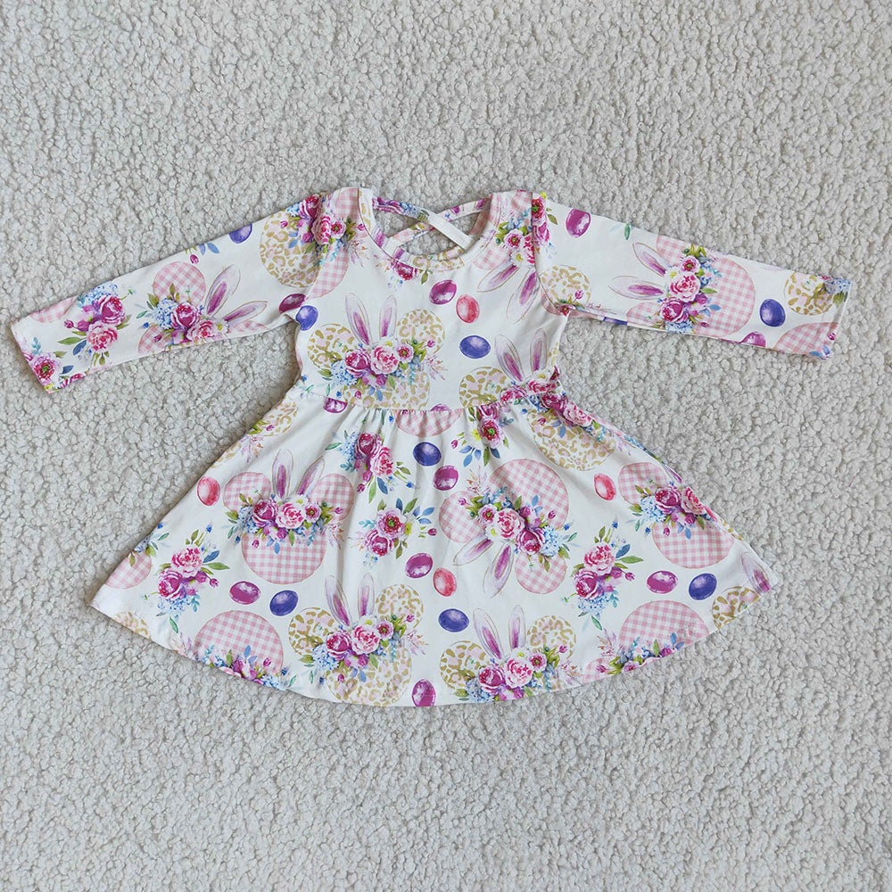Spring unicorn Easter floral dresses