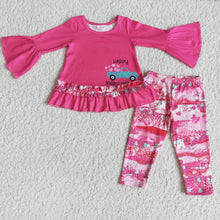 Load image into Gallery viewer, Valentines hotpink pants sets
