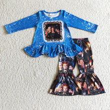 Load image into Gallery viewer, Baby Girls Halloween witches tunic bell pants clothes sets
