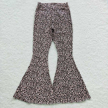 Load image into Gallery viewer, Adult Women Leopard denim bell pants Jeans
