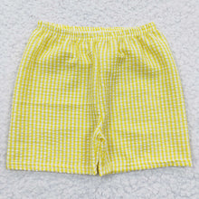 Load image into Gallery viewer, Baby Boys Plaid Seersucker Fabric Shorts
